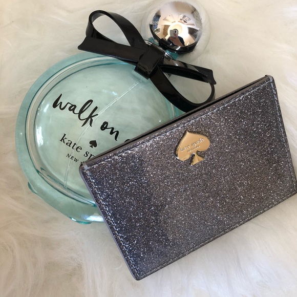 kate spade Accessories - Kate Spade Glitter Bug Graham Card Holder